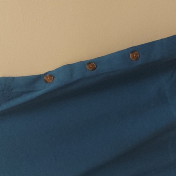 NEW LOFT M Teal Side Button Pullover Sleeveless Tank Top - Picture 7 of 11